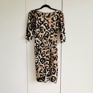 Yoana Baraschi silk leopard print dress